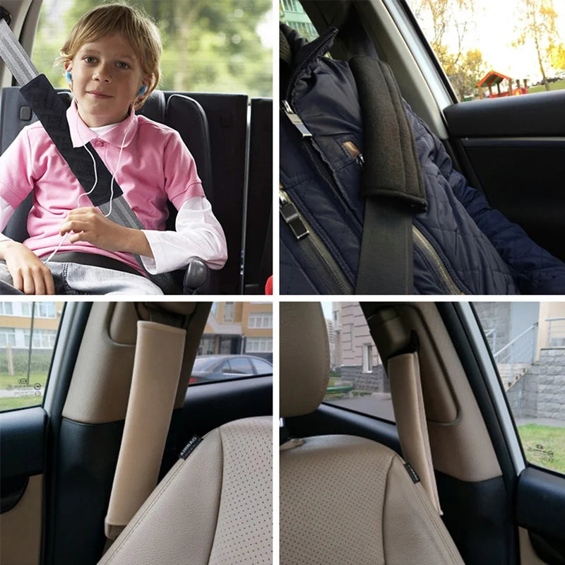 Car Belt Protector Universal Car Seat Shoulder Strap Pad Cushion Cover Interior Seatbelt Cover for Adults Kids Car Accessories
