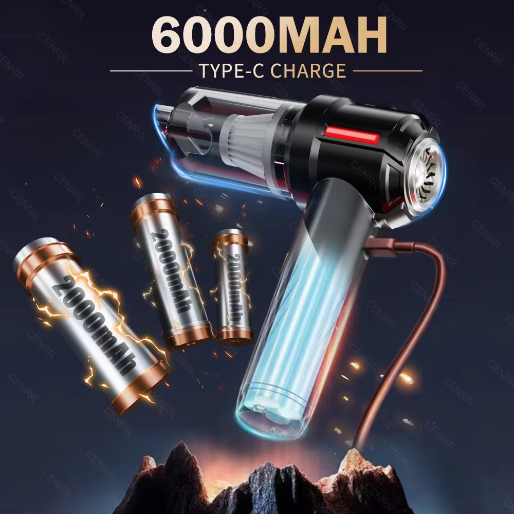 Car Vacuum Cleaner Mini 998000PA Powerful Cordless Portable Vacuum Cleaner for Home Appliance Handheld Blower Car Cleaner