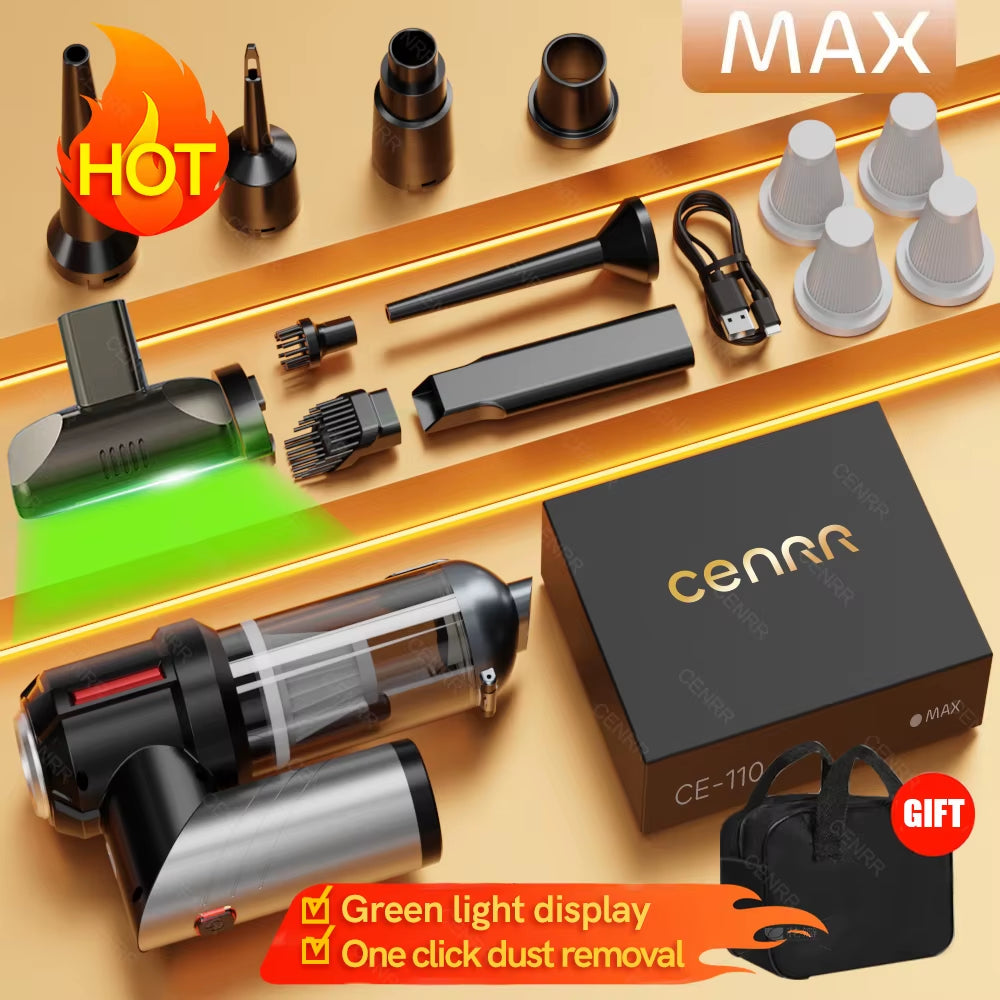 Car Vacuum Cleaner Mini 998000PA Powerful Cordless Portable Vacuum Cleaner for Home Appliance Handheld Blower Car Cleaner